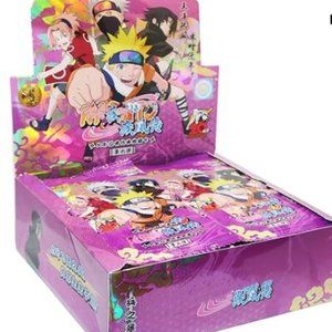 COPY - Naruto Cards Booster Box Official Anime Cards - Sealed 30 Packs - 5 Cards